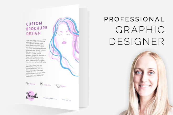 I will professionally design your corporate brochure