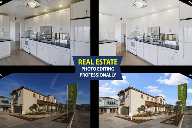 I will professionally enhance real estate images