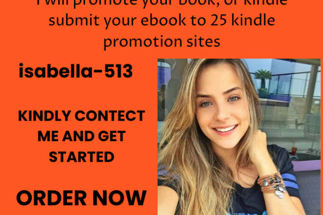 I will promote your book, ebook to 30 kindle promotion sites
