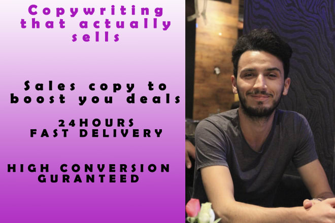 I will provide copywriting services to make a profitable sales copy