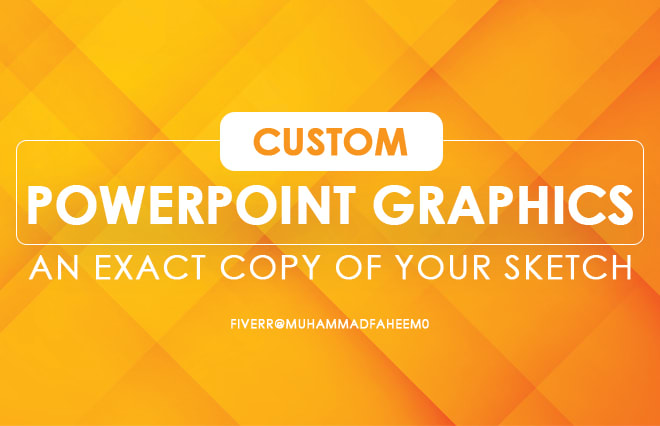 I will recreate graphics, charts or custom shapes in powerpoint
