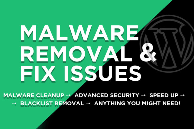 I will remove malware recover hacked wordpress, security fix