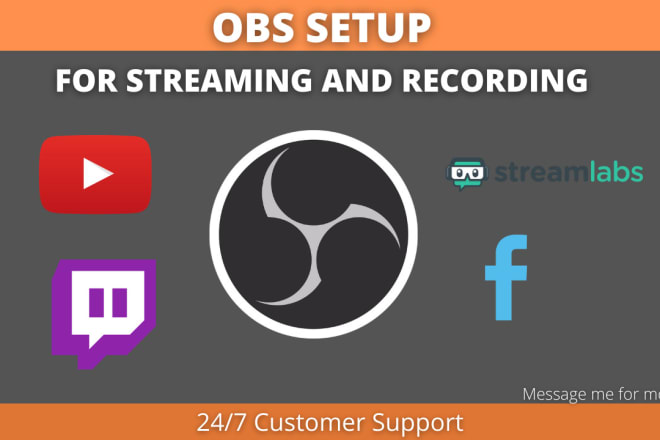 I will setup or fix your streamlabs obs for twitch,fb,youtube streaming