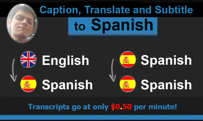 I will subtitle and translate to spanish