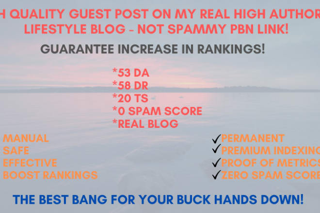 I will super quality SEO guest post with 4 dofollow backlinks on my blog