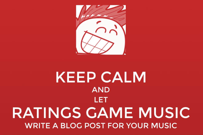 I will write a blog post for your music