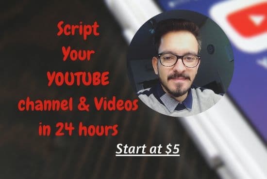 I will write informative and awesome scripts for youtube channels