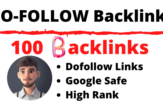 I will 100 dofollow mix backlinks cheap rate limited time