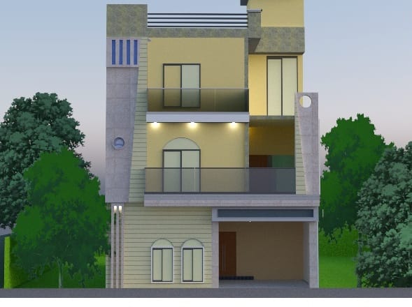 I will 3d house autocad plans and 3d rendering