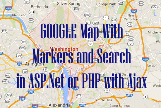 I will add google map with dynamic markers and search