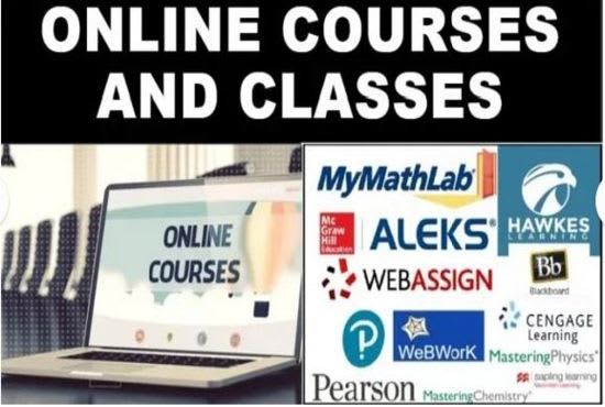 I will assist in online pearson, mymathlab, aleks and connectmath courses