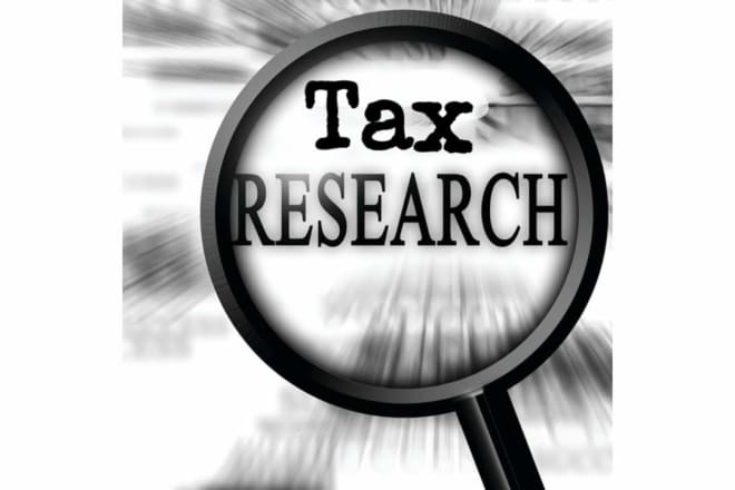 I will assist in tax research