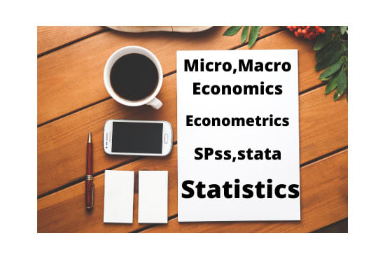 I will assist you online in an economics task, statistical analysis