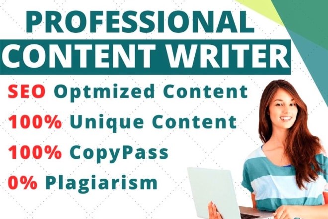 I will be professional SEO website content, blog and article writer