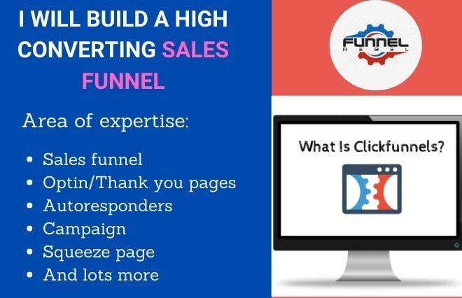 I will be your clickfunnels sales funnel expert on click funnel