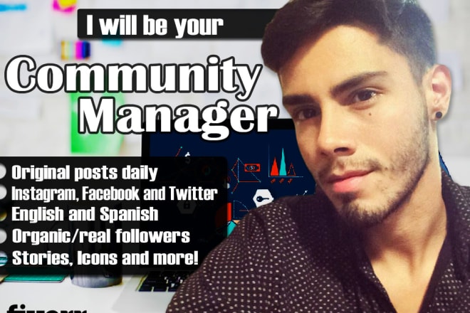 I will be your community manager for a month