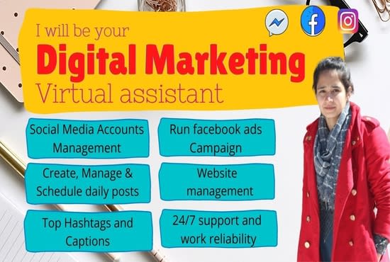 I will be your digital marketing virtual assistant