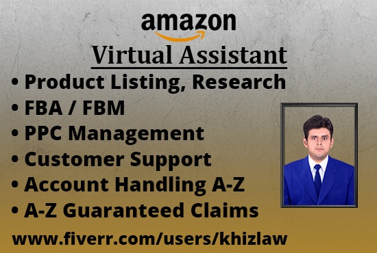 I will be your expert amazon fba virtual assistant VA