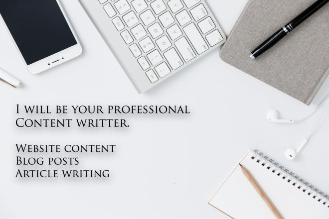 I will be your freelance SEO content writer