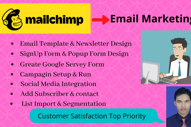 I will be your mailchimp email marketing assistant