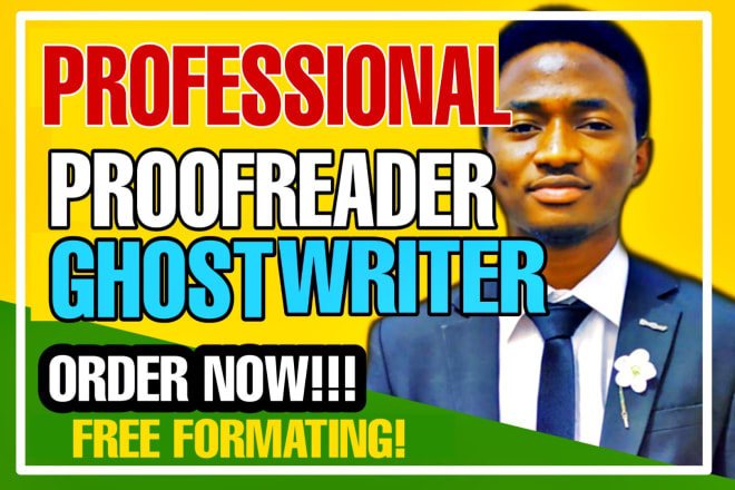 I will be your proofreader, book editor, copy editing, proofreading, grammar check