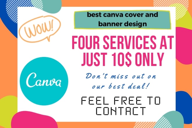 I will best canvas design for cover and banner within 24hr