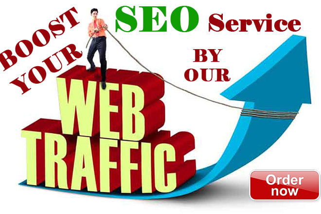 I will boost your web traffic by our SEO service