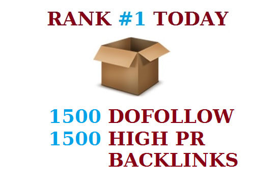 I will build 1500 high pr 1500 dofollow blog comments backlinks
