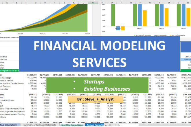 I will build a financial model for your startup or project