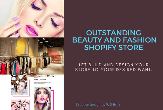 I will build beauty store or fashion shopify dropshipping store