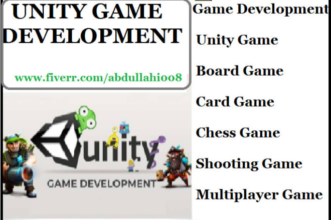 I will build board game, card game and unity game development