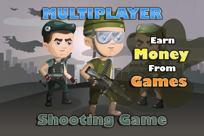 I will build money making multiplayer android or ios shooting game