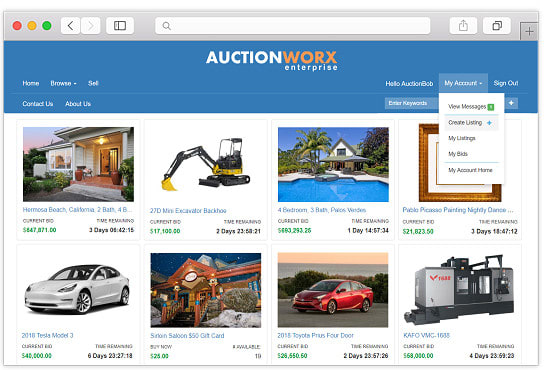 I will build multivendor auction website, bidding website for you