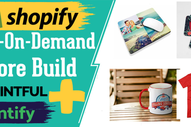 I will build premium print on demand shopify dropshipping store