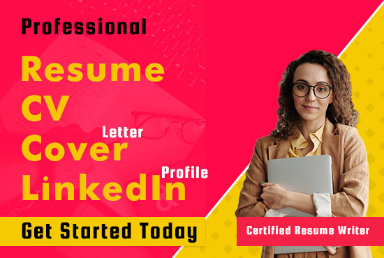 I will build professional resume CV cover letter linkedin profile