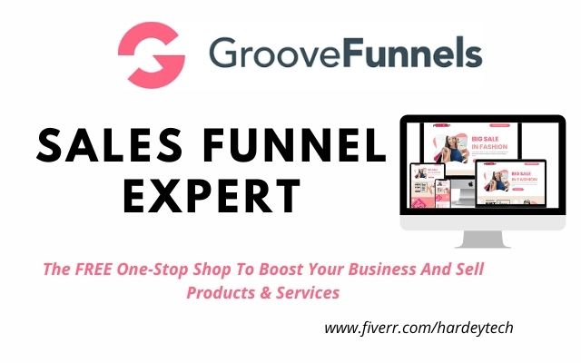 I will build sales funnel on groove funnel