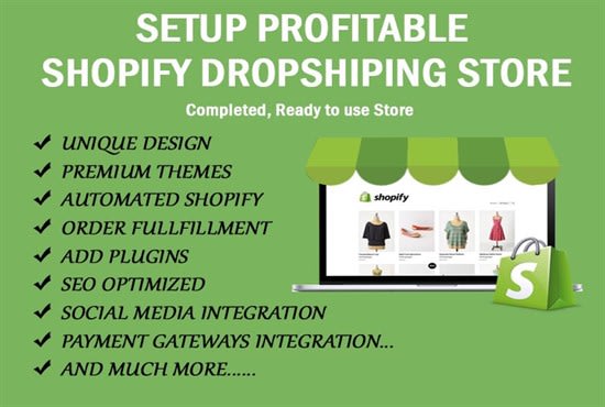 I will build shopify dropshipping store integrate paypal stripe payment gateway