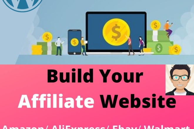 I will build your amazon affiliate website or ebay, flipkart affiliate website