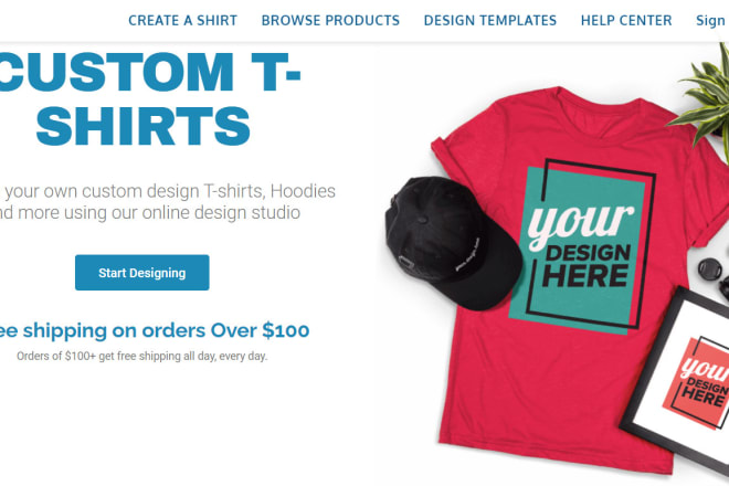 I will build your online tshirt printing website