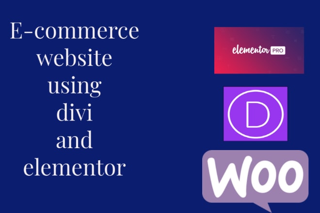 I will built wordpress e commerce site using elementor and divi
