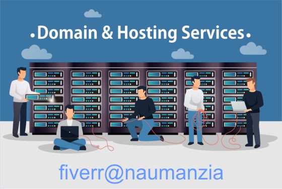 I will buy domain and hosting service for you