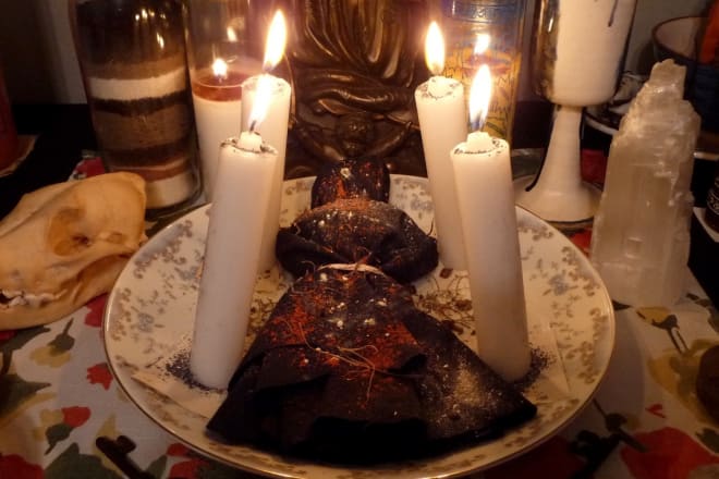 I will cast protection spells and spiritual cleansing