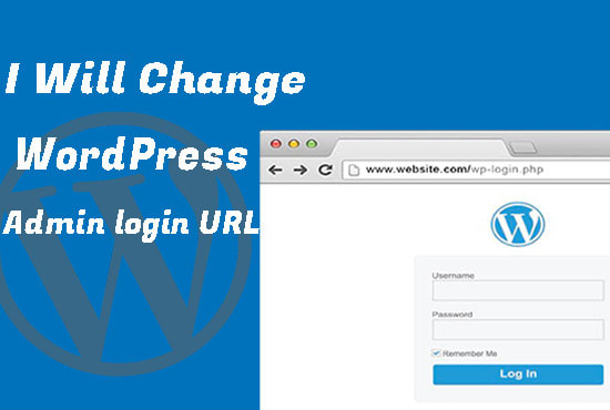 I will change default wordpress admin login URL