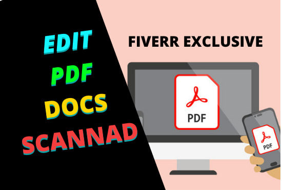 I will change text, edit pdf, modify document, create fillable form