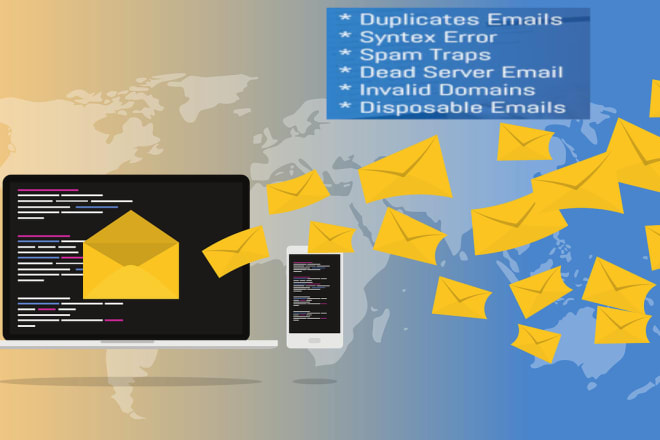 I will clean your email list from spam traps up to 500k email at day