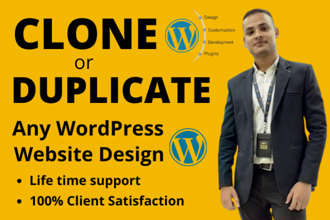 I will clone or redesign or duplicate your sample website page