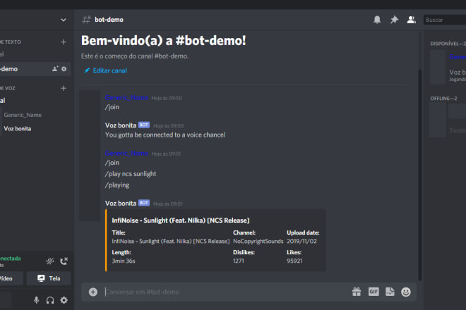 I will code a discord bot with ai to your server