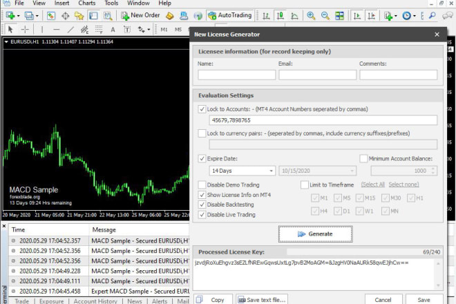 I will code metatrader mt4, mt5 indicator, ea and related tools