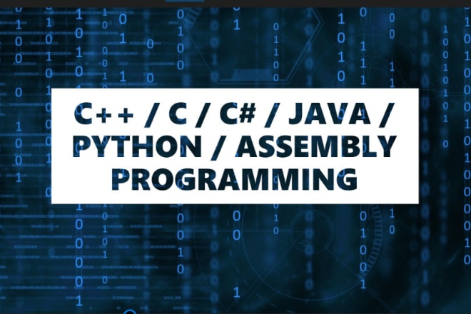 I will code your c cpp csharp python java and assembly projects