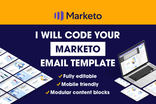 I will code your marketo email template